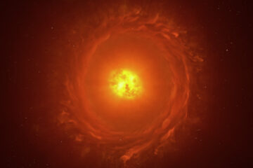 An impression of an exploding star